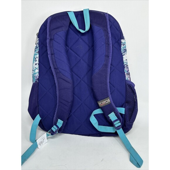Trans By JanSport Tie Dizzle 17" Backpack Laptop Sleeve 4 Zippered Compartments - Picture 2 of 6
